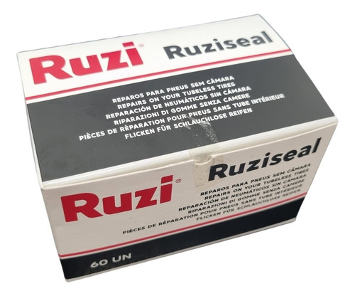 Imagem 5 de 6 de Refil Macarrão Remendo Pneus Sem Câmara Carro Cx 60 Und Ruzi