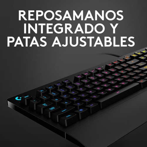 Teclado Logitech G213 Rgb Gaming Qwerty Negro