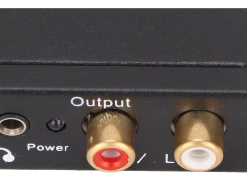 Convertidor Óptico A Analógico Digital Spdif De Aleación De