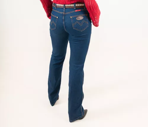 Calça Feminina Jeans Moda Country Premium Plus Size Lycra