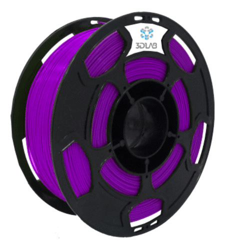 Filamento 3D PLA 3D Lab de 1.75mm e 1kg roxo