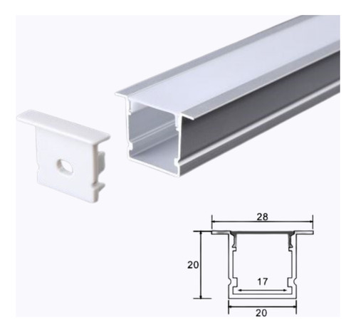 Perfiles Para Cinta Led  Empotrable