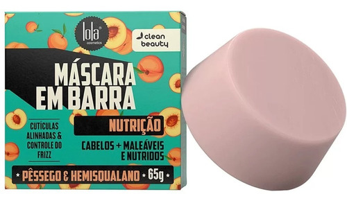 Máscara Capilar Em Barra Nutrição 65g Lola Cosmetics