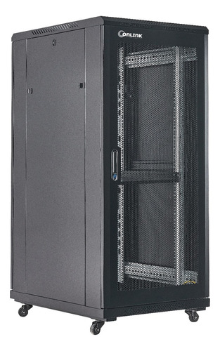 Rack Gabinete De Piso 27u Puerta De Malla