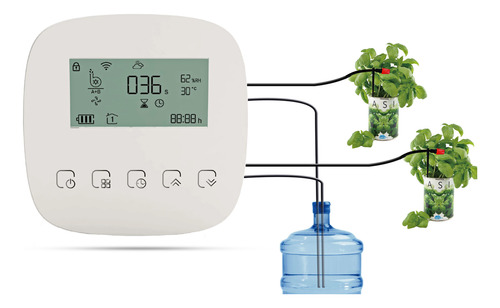 Sistema De Riego Automático Wifi/control Voz/manual, Dual Bo