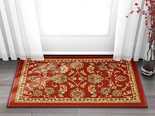 Well Woven Kings Court Tabriz Alfombra Tradicional Roja Orie