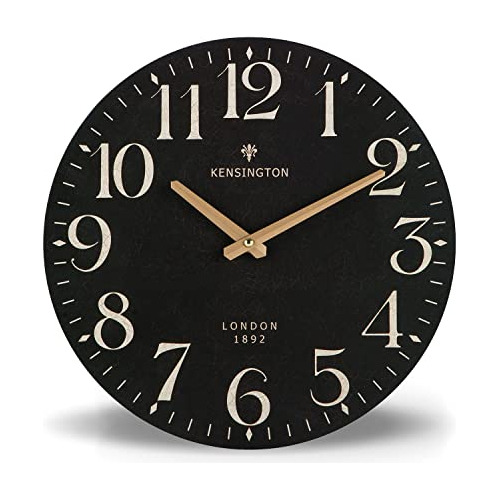 Reloj De Pared Vintage Negro 12  Eco Nikky Home