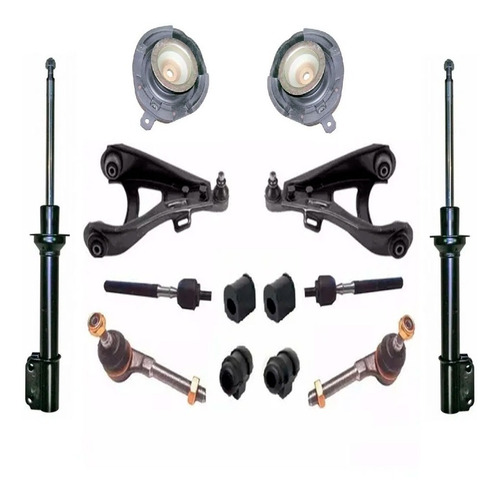 Imagen 1 de 6 de Kit Tren Delantero P/ Renault 19 Completo Con Amortiguadores