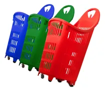 Comprar Carro 70 L 360 Supermercado 4 Ruedas Resistente Compra Sufin