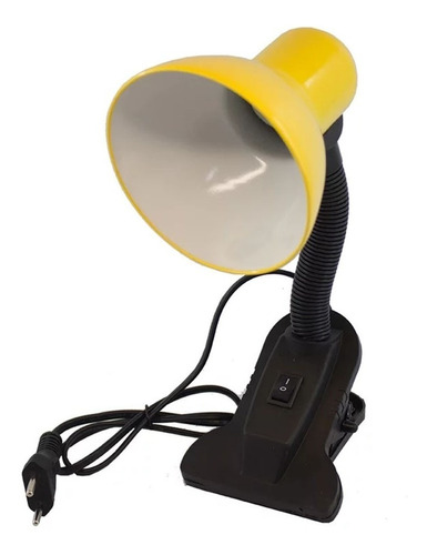 Luminaria De Mesa Garra Abajur Articulavel Presilha Sala