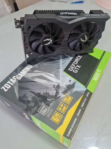 Placa De Vídeo Zotac Gtx 1660ti 6gb Gdr6 Zt-t16610d-10m (Usado)