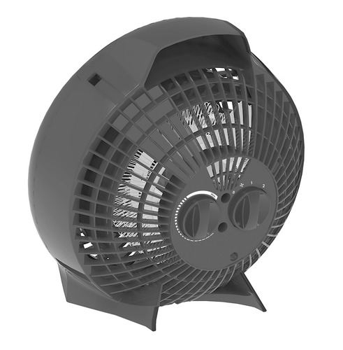 Imagen 3 de 4 de Caloventor Liliana Cfh420 Negro 1000-2000w 220v-240v