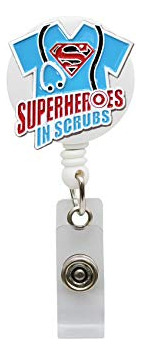 Rollo Para Insignias De Superheroes In Scrubs, Soporte Retrá