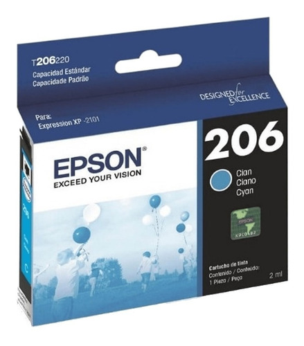 Cartucho Epson Cyan T206220