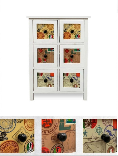 Mueble 6 Cajones Mix - S0771