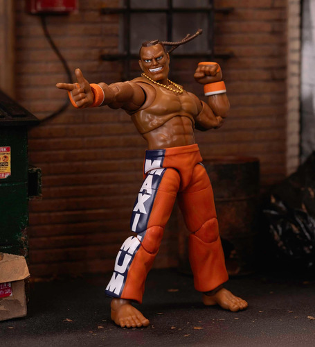 Jada Toys - Street Fighter Ii Dee Jay Action Figura Wave 3 -