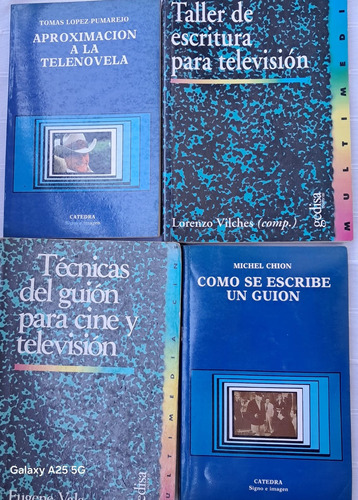 Combo 4 Libros: Escritura Para Tv, Guion Para Telenovelas