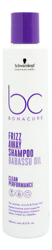  Schwarzkopf Bc Bonacure Frizz Away Shampoo Pelo 250ml 3c