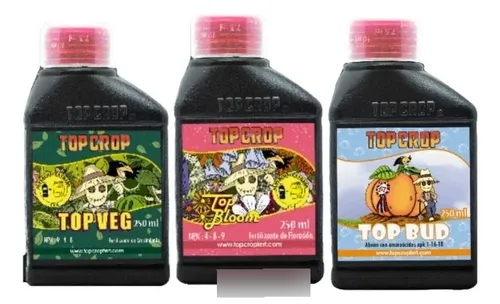 Combo Top Crop Veg 250ml + Top Bloom 250ml + Top Bud 250ml
