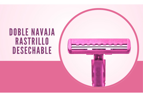 Rastrillo Dorco: Navaja De Afeitar Premium, 10 Rastrillos Rosa Chicle