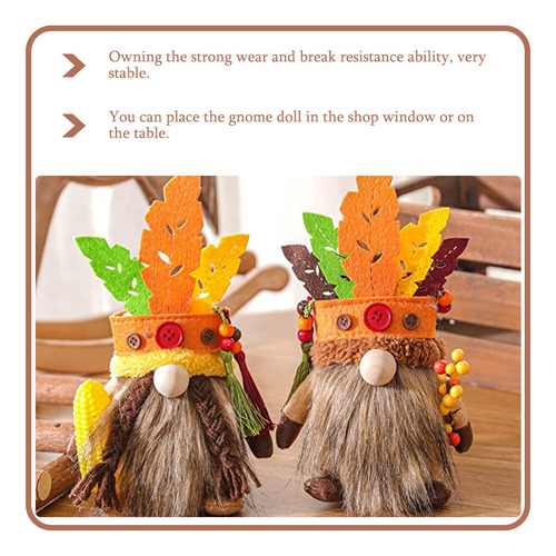 Adornos De Cabeza Enana Para Decoración Otoñal De Halloween,