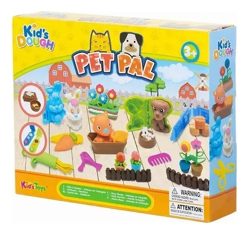 Set Plastilina Jardin Mascotas Juguetes Didactico Sensorial