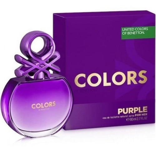 Perfume Benetton Colors Purple Edt 80ml Mujer