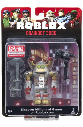 Juguetes Roblox Robot Brainbot 3000 + Codigo Virtual 