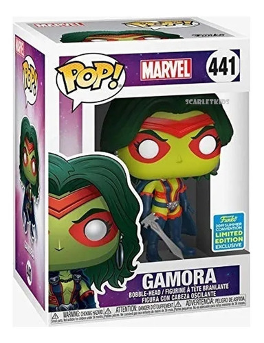 Funko Pop Gamora 441 Marvel Edicion Limitada Exclusiva Orig