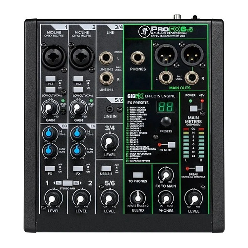 Mezclador Analógico Mackie Profx6v3 - B Stock