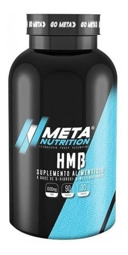Meta Nutrition Hmb Contenido 90 Capsulas - 30 Porciones Sabor Sin sabor