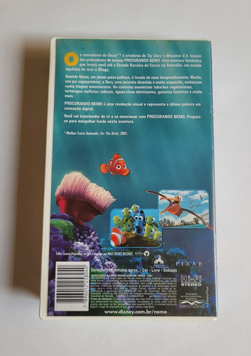 Procurando Nemo - Disney - Fita Vhs (Usado)