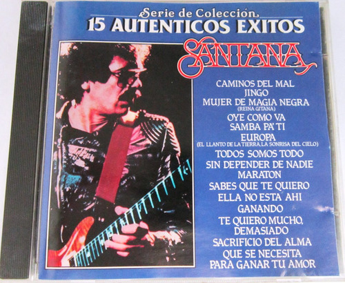 Santana - 15 Autenticos Exitos Cd