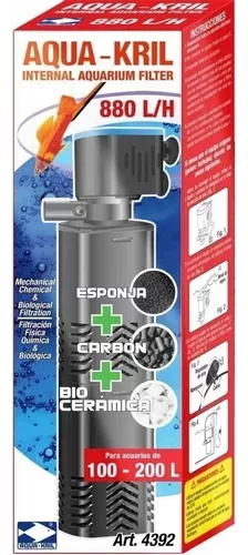 Termostato Calentador Acero Inoxidable Acuario Peces Tortugas Pecera 80 L  100 Watts 4150