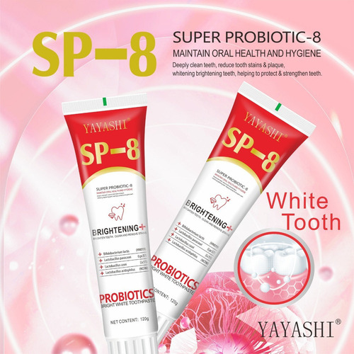 Creme Dental Branqueador Probiótico Xinnuo Sp-8 De
