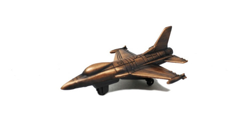 Apontador Bronze Metal - Avião Papelaria
