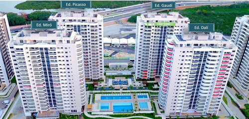 Imagem 2 de 15 de Barra Da Tijuca Ilha Pura 2qts