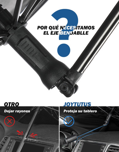 Parasol Para Parabrisas, Mango Plegable Con Rotación De