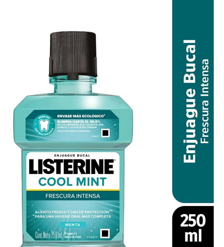 Listerine Cool Mint 24hs X 250ml