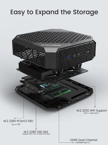 Minisforum Hx99g Mini Pc Amd Ryzen 9 64gb 1tb Ews