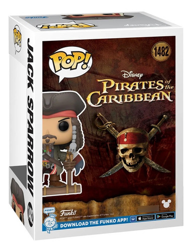 Funko Pop Jack Sparrow #1482 Pirates The Caribbean Exclusive