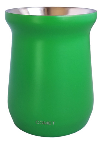 Mate Termico Acero Inoxidable Comet 260ml | Caribesurstore® Color Verde Malva Liso