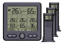 Comprar Y Para Termohigrómetro Digital Inalámbrico Con 3 Sensores