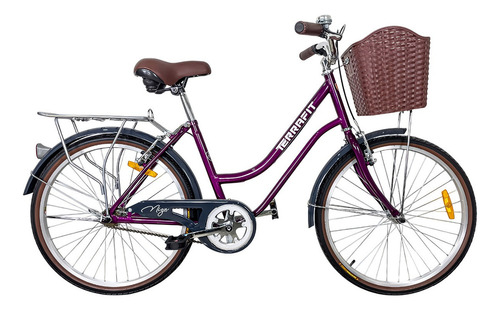 Bicicleta Vintage Niza R24 Color Violeta Tamaño Del Cuadro M