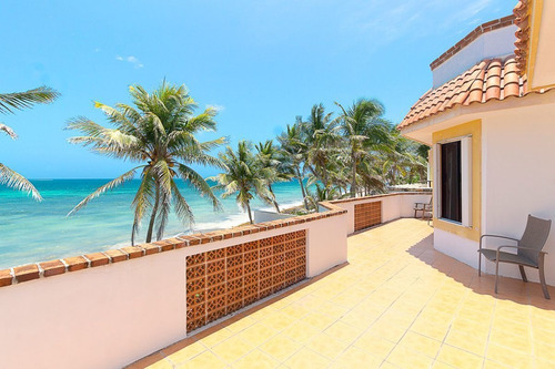 Imagen 26 de 30 de Casa En Venta Frente Al Mar Puerto Morelos, Q. Roo
