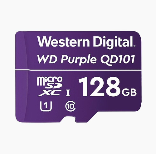 Memoria Microsd De 128 Gb Purple,para Videovigilancia