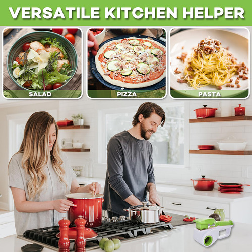 Rallador Eléctrico Queso Duro Manual Inalámbrico Recargable Verde