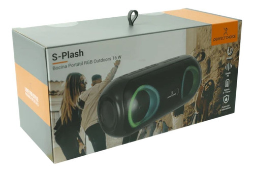 Bocina Bluetooth Portatil Luz Rgb Perfect Choice S-plash