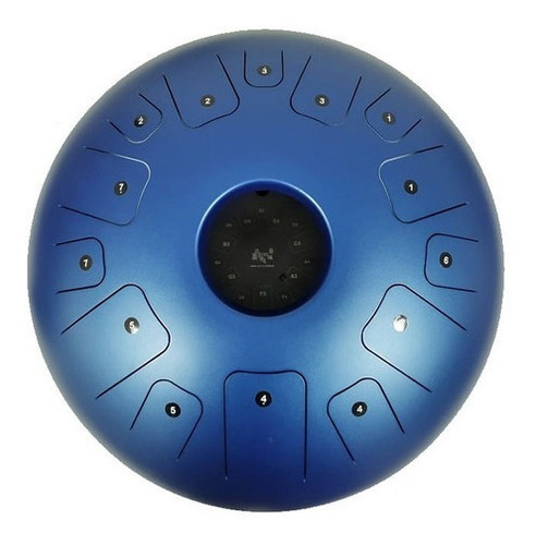 Steel Tongue Parquer Metal Do 14 Notas Azul 14 Pulgada Cuota