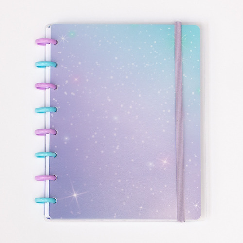 Caderno Disco Basic Inteligente A5-80 Folhas Disco M Stars